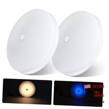 RV Ceiling Dome Light 4.5 Inch 12V Overhead LED Puck Light for 3000K 2-Pack