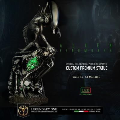 Alien Xenomorph Action Figur Groß 1.6 1.8 Figure Figuren Statue 32 cm Custom Ita