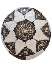 Pouf, Handgefertigten Marokkanische Echtleder Sitzhocker, ungefüllt.