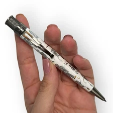 Retro 51 POP BEEP Tornado Pen XRR-1101 ORIGINAL Rare Glow Antique Silver Trim