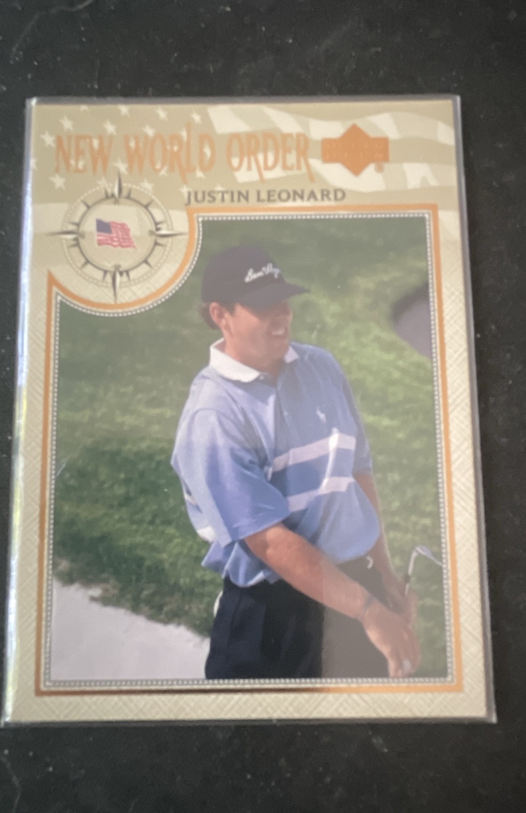 2002 Upper Deck - New World Order Justin Leonard #80
