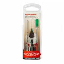 Fix-A-Floor Reusable Micro Precision Injection Kit - Includes 1.8mm 14 Gauge Sta