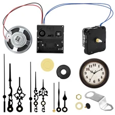 Quartz Clock Parts Movement Wall Replacement Repair Tool Hands Kit w/ Music Box