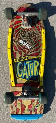 Vintage 1988 Vision Gator Skateboard Complete Mark Anthony 
