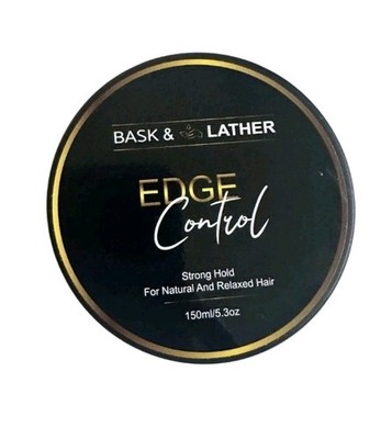 Bask Edge Control Hair Gel with Castor Oil Non Greasy Non Flaking 5.3oz