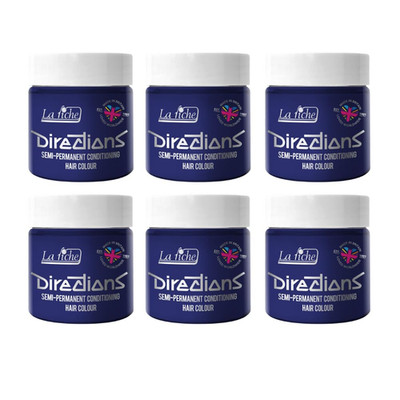 6 X New  Directions Semi-Permanent Hair Color 88Ml - Ultra Violet