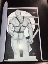 Gay Greeting Card Night Stalker 1985 Rare Affordable Ready To Frame Or Use Last