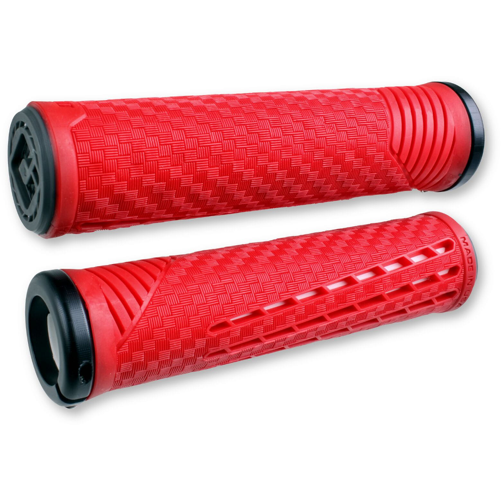 ODI CF Lock On Grips MTB BMX Handlebar Grip Lock-On V2.1 Carbon Fibre Bike New