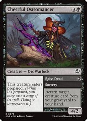 Cheerful Osteomancer 76 Foil Secrets of Strixhaven