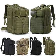 30L 45L Military Tactical Backpack Molle Large Rucksack Assault Pack Outdoor Bag