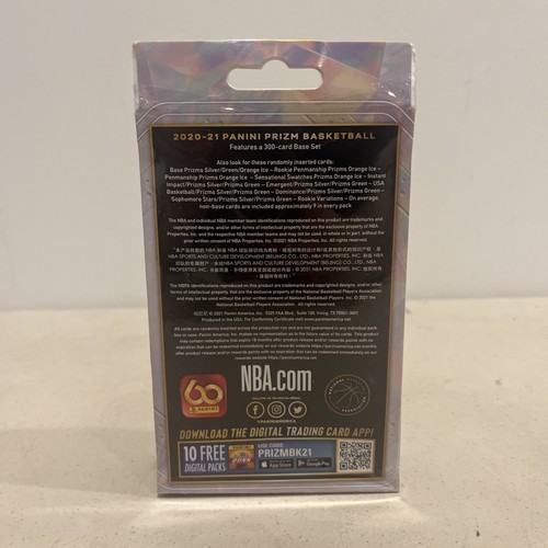 2020-21 Panini Prizm NBA Basketball - Hanger Box - ORANGE ICE - Factory Sealed - Picture 3 of 3