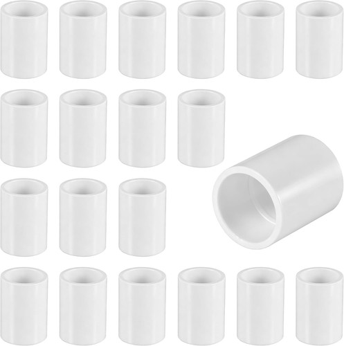 20Pcs 3/4" PVC Coupling Pipe Fittings (Socket x Socket) Schedule 40