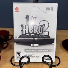 DJ Hero 2 Nintendo Wii 2010 Case Manual Disc Tested Works Great Authentic T7/00