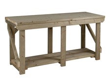 Indoor/outdoor workbench, pressure treated bench