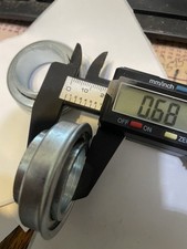 2X FLANGE BEARING, 1" ID, 1.71 OD 1/8 FLANGE .67 WIDE