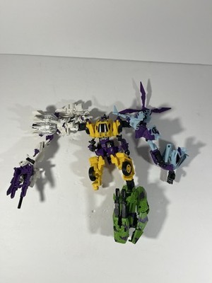 INCOMPLETE Transformers G2 Gen 2 Bruticus Action Figure Set Combaticons 2012