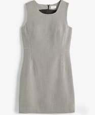 On 34th Size 10 White and Black Houndstooth Double-Weave Sheath Dress New