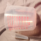 Clear Plastic 4 Cup Liquid Measuring Cup with Handle, Pour Spout, Markings — photo 1