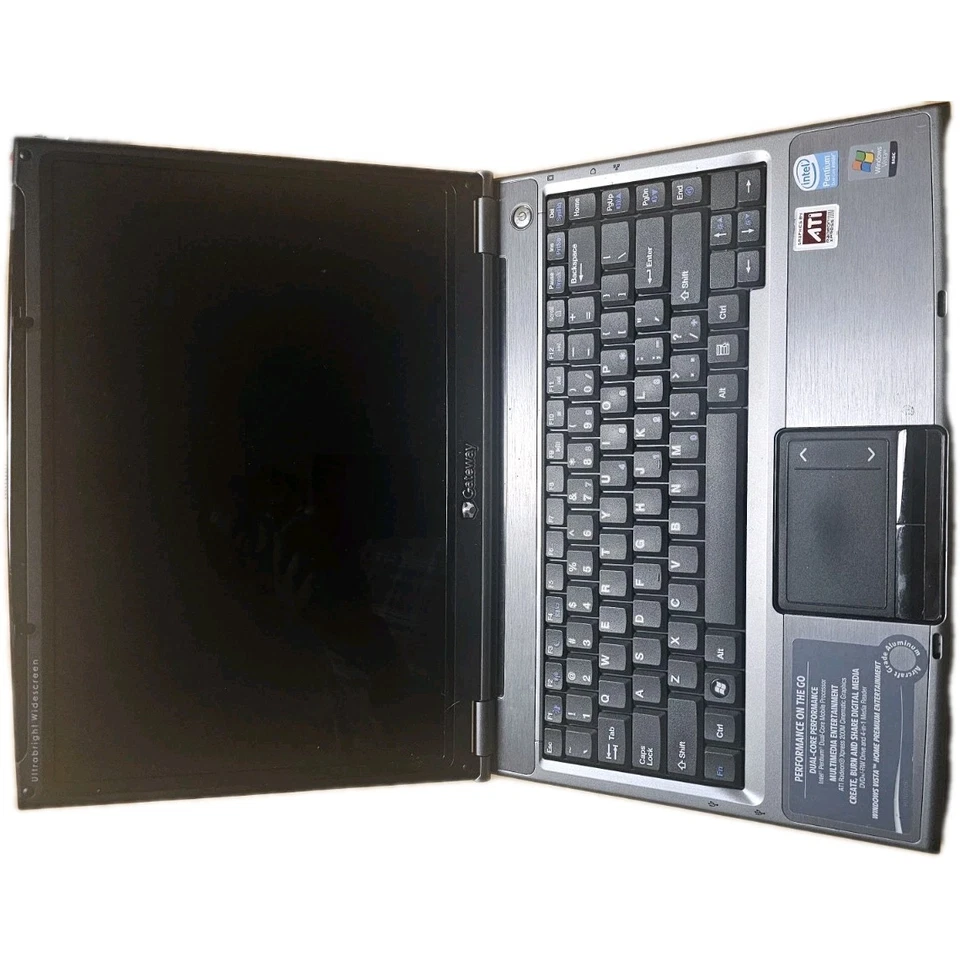 网关笔记本电脑 340UI 英特尔奔腾双核 (1.60GHz) 1GB 内存 120GB 硬盘 — 第 2/4 张图片