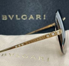 Bvlgari Solid Gold 18k 750 Diamond Set Frame Sunglasses 2062KG - J218198 18k 750