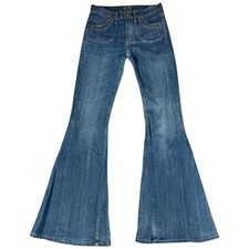 Citizens of Humanity Jerome Dahan Angie Super Flare Jeans Womens 28 Blue Denim