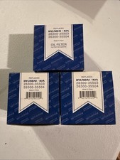 Lot Of 3 Engine Oil Filter For Hyundai Kia Oem 26300-35503 35504 Nos Free Ship Lot Of 3 Engine Oil Filter For Hyundai Kia Oem 26300-35503 35504 Nos Free Ship
