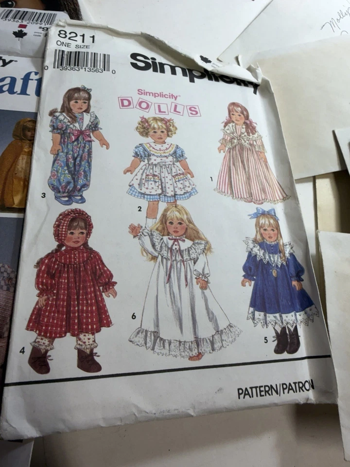 American Doll Company Visual Guide Samantha, Molly Dress Patterns More, most cut - Image 4 of 4
