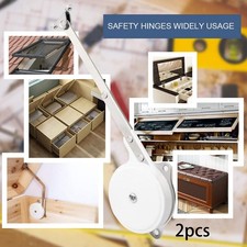 2 Wooden Hinges for Toy Boxes with A Function for Toy Chests