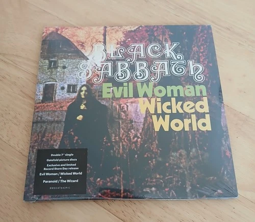 Black Sabbath Wicked World Ltd Edition Double 7" Pictue Vinyl EP RSD 2020