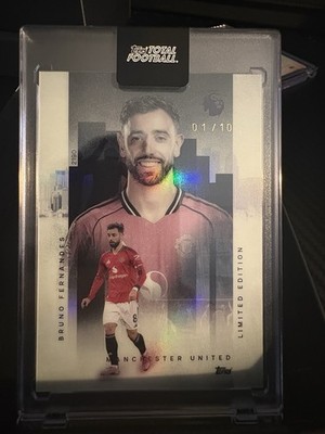 Bruno Fernandes Manchester United Topps Total Football Limited Edition /10