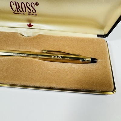 CROSS 1/20 10K Gold Filled Ballpoint Pen Made In USA Vintage | eBay