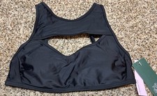 Wild Fable Black Bikini Top. Size: XS 0-2 . NEW 