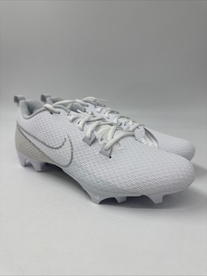 Nike Vapor Edge Speed 360 2 White Silver Football Cleats DA5455-100 Mens Size 13