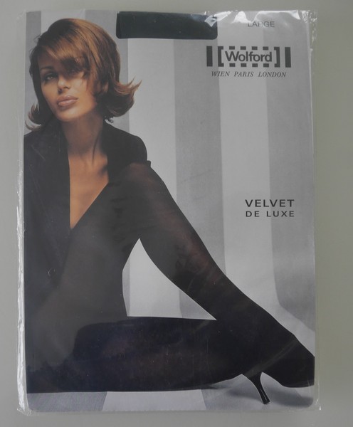 Neu & Ovp: Wolford Velvet De Luxe Tights! 50 Den! Gr. L! Farbe: Bottle (GrüN)-image