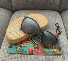    Maui Jim Sunglasses  Case  Pouch   Island Vibes Included   