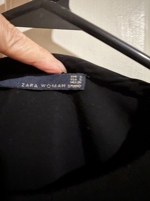 Zara Women Coloblock Blouse Long Sleeve Sz Small