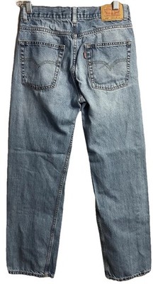 Levis Jeans Boys Sz 20 Slim Blue 550 Relaxed Fit Med Wash Tag 28x30 Normcore VTG
