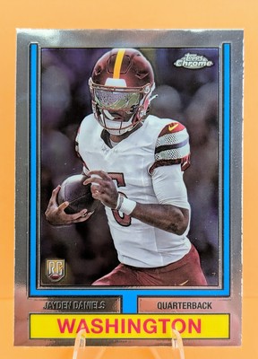 2024 Topps Chrome 1974 Throwback #74TF-2 Jayden Daniels RC Commanders