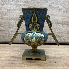 Petit Vase Cloisonné Signé