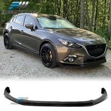 Fits 14-16 Mazda 3 4/5Dr MS Style Front Bumper Lip Spoiler Unpainted PU