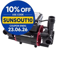 Grundfos Watermill Shower Pump STR2 1.5C Twin Impeller Positive Head 98950216