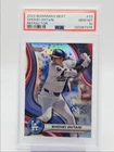 SHOHEI OHTANI 2024 BOWMAN'S BEST REFRACTOR DODGERS #33 A PSA 10 Q0004