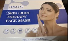 EVFOFO Light Therapy Face Mask 7 LED Colors Silicone Skin Rejuvenation
