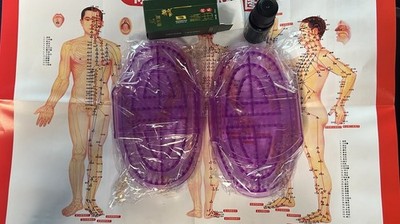 2 Pcs Meridian Massage Brush Magnetic Full Body Meridian Brush Beauty Salon Mass