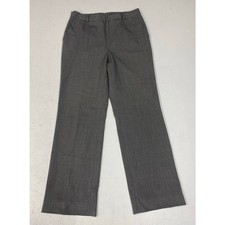 VTG Women Lauren Ralph Lauren flat front wool wide leg dress pants trousers 10