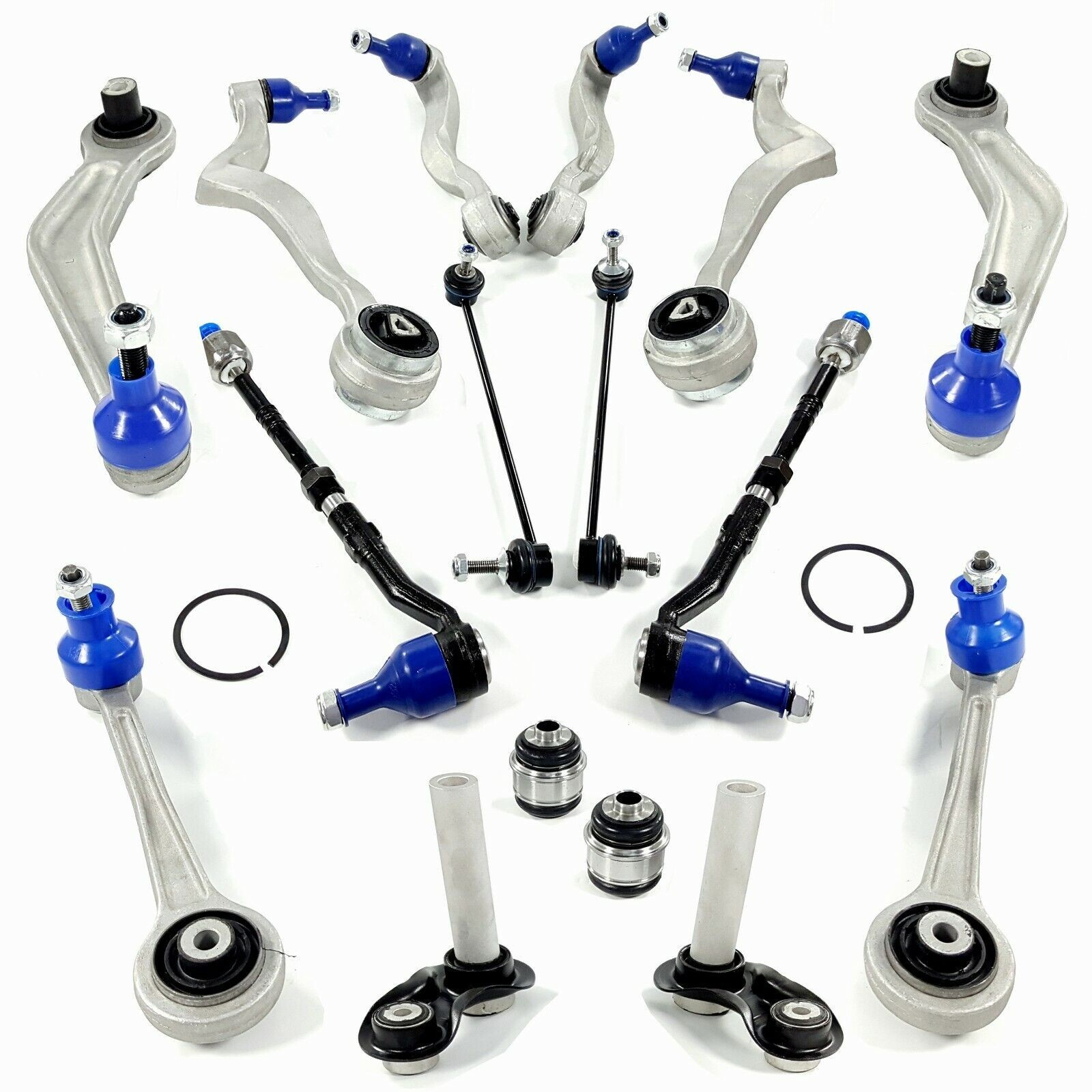 Front Rear Control Arms Tie Rod End For BMW E60 E61 525i 528i 530i 535i ...