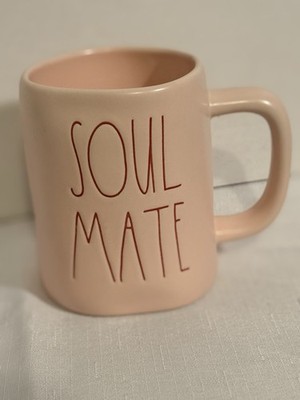 Rae Dunn Pink Soul Mate Mug - Just In Time For Valentines Day-Sticker On Back