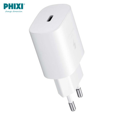 Phixi 25W Schnell Ladegerät PD Power Adapter Für iPhone Samsung Huawei Schnell