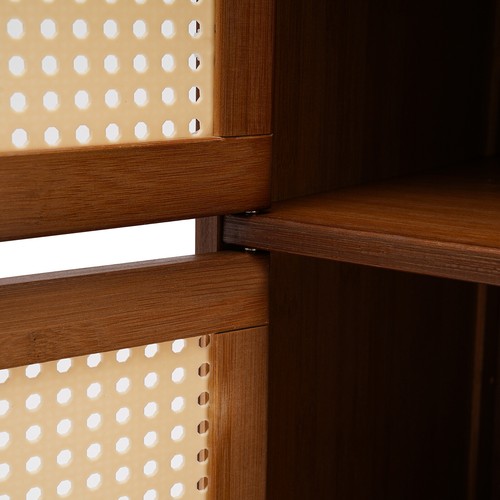 Modern Nightstand 2 Drawers End Side Table Bedside Table with Storage Cupboard - Picture 18 of 22