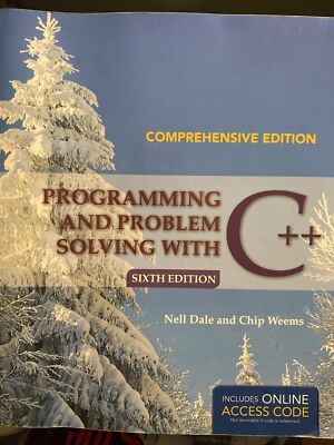 Programming & Problem Solving with C++: Comprehensive by Dale, Nell. 6th Ed. B3